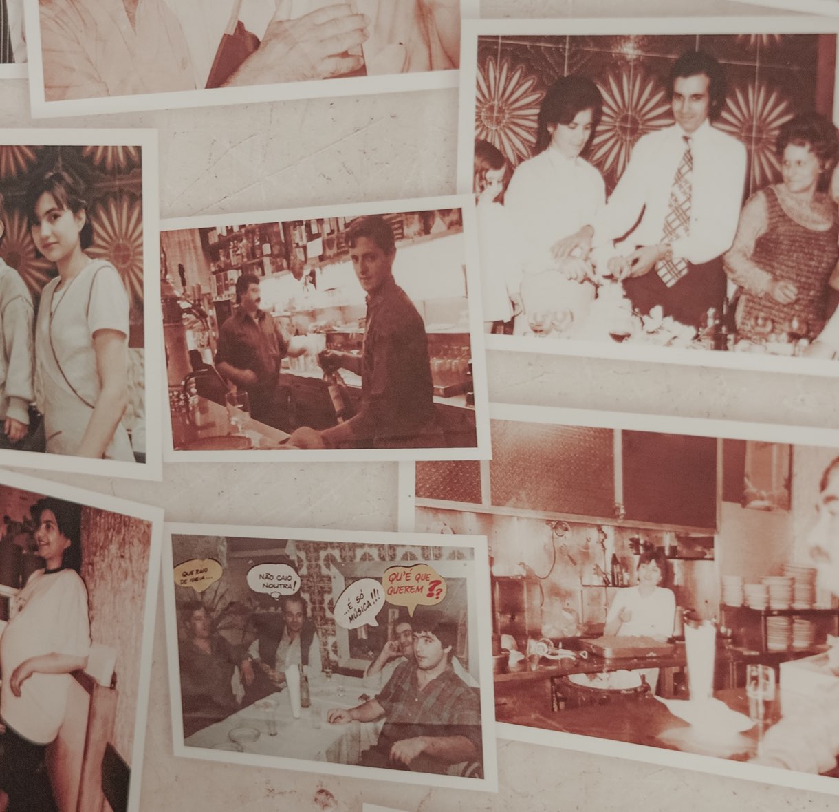 Fotografías de época de las familias de la Cervejaria Zapata
